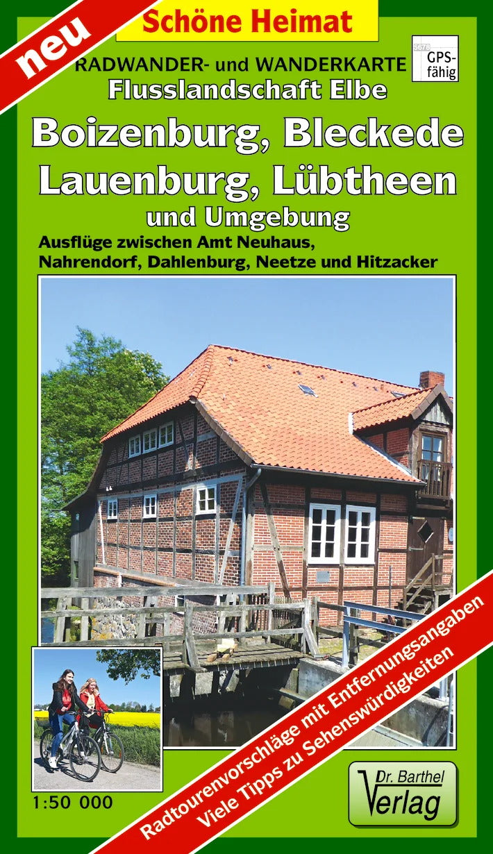260 Flusslandschaft Elbe, Boizenburg/Elbe, Bleckede, Dahlenburg und Umgebung 1:50.000