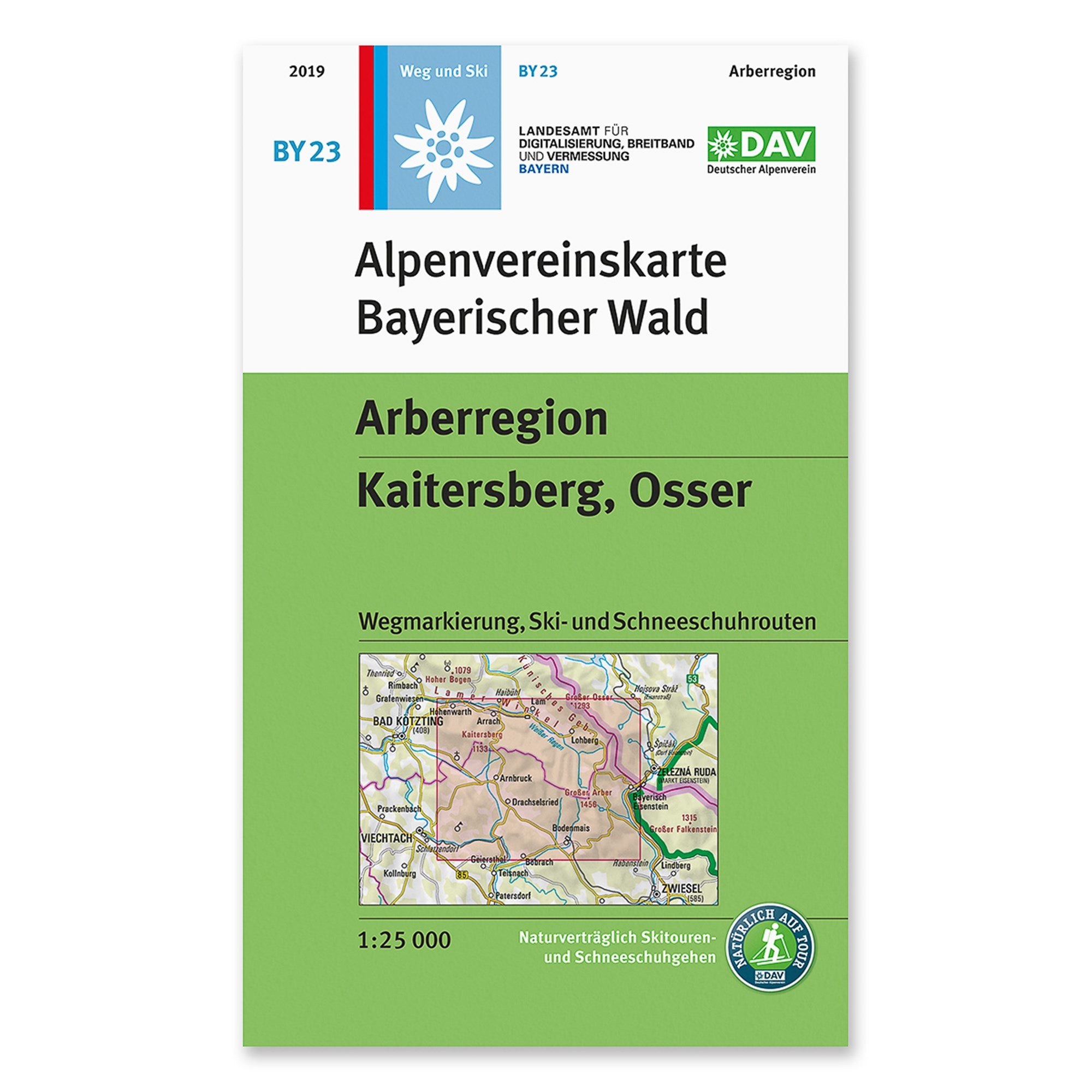 BY23 Bayerischer Wald - Arberregion 1:25.000 - Alpenverein