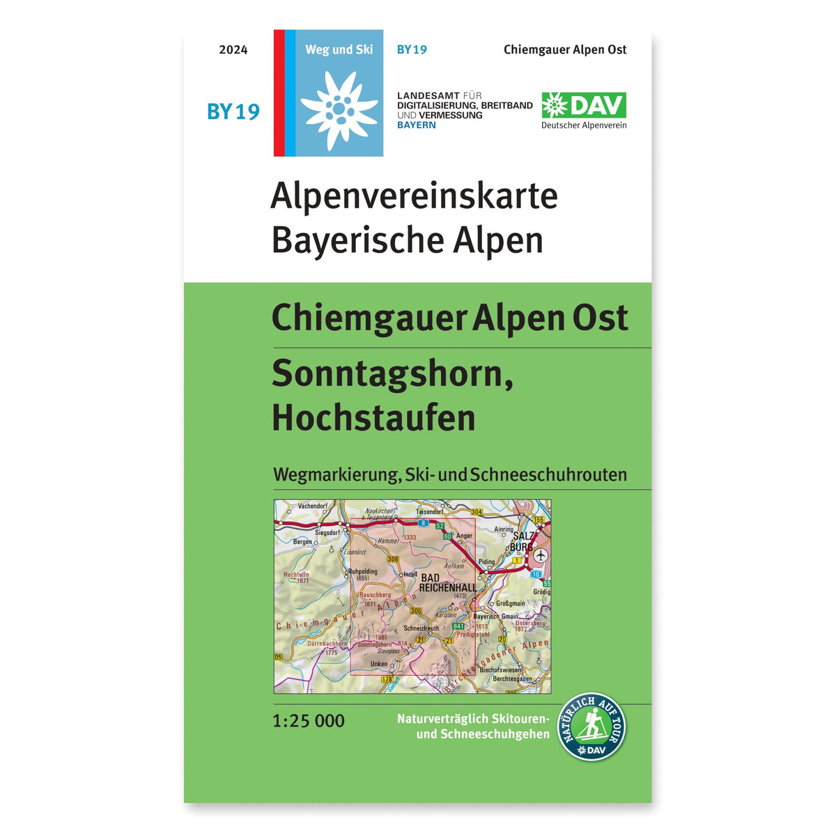 BY19 Bayerische Alpen - Chiemgauer Alpen Ost 1:25.000 - Alpenverein