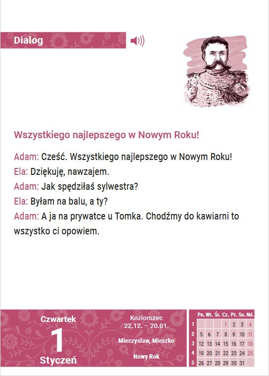 Sprachkalender Polnisch 2026