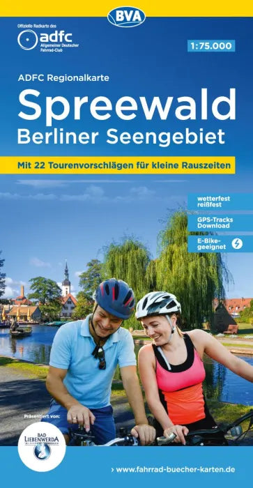 Spreewald/Berliner Seengebiet - ADFC Regionalkarte