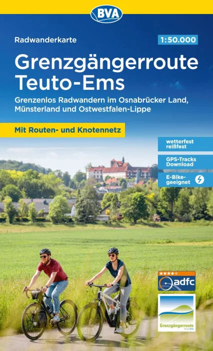 Grenzgängerroute Teuto-Ems 1:50.000 - BVA Fahrradkarte