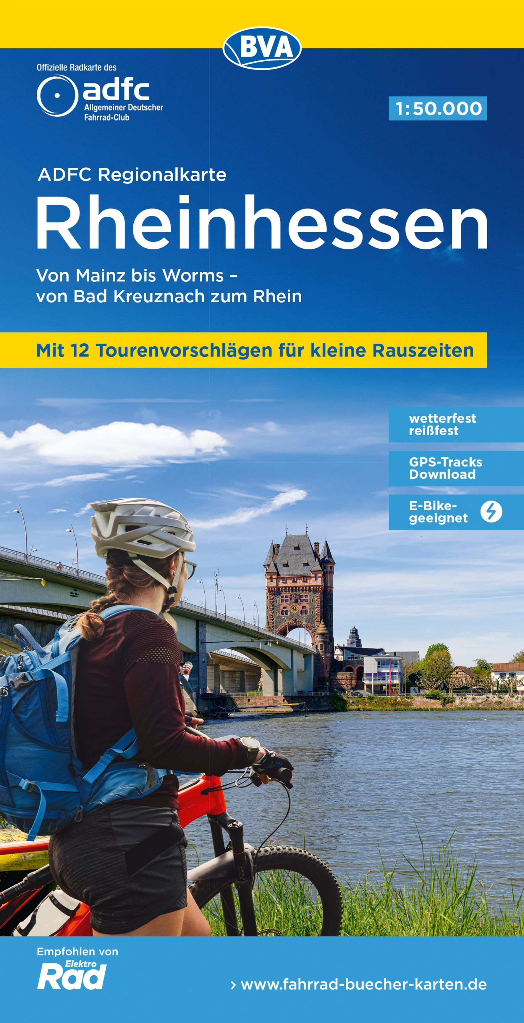 Rheinhessen - ADFC Regionalkarte
