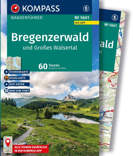 Bregenzerwald und Großes Walsertal - Kompass Wanderführer