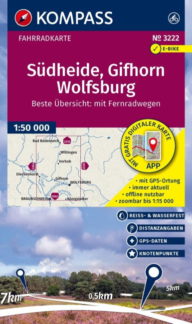 3222 Südheide, Gifhorn, Wolfsburg 1:50.000
