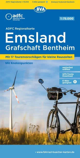 Emsland/Grafschaft Bentheim - ADFC Regionalkarte