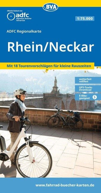 Region Rhein/Neckar - ADFC Regionalkarte