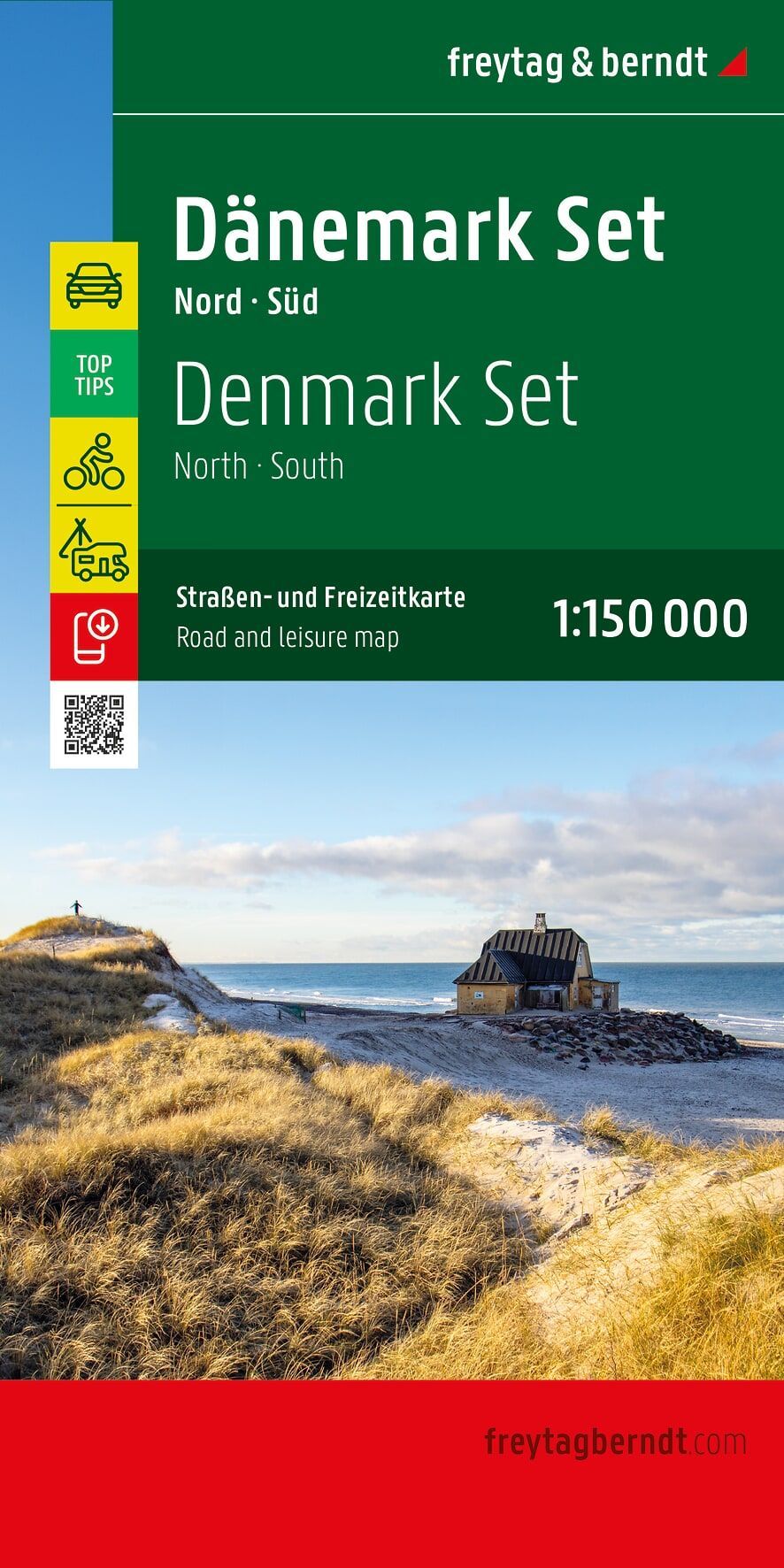 Dänemark Nord und Süd - 1:150.000 Freytag & Berndt