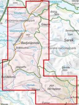 Padjelantaleden 1:50.000