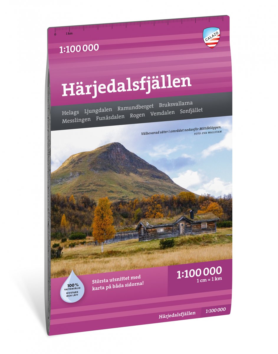 Härjedalsfjällen 1:100.000