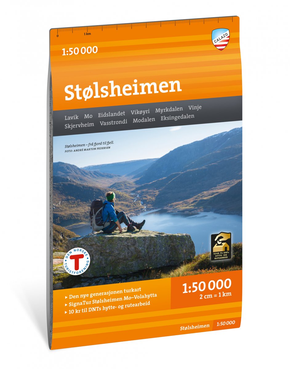 Stølsheimen 1:50.000 Wanderkarte Calazo