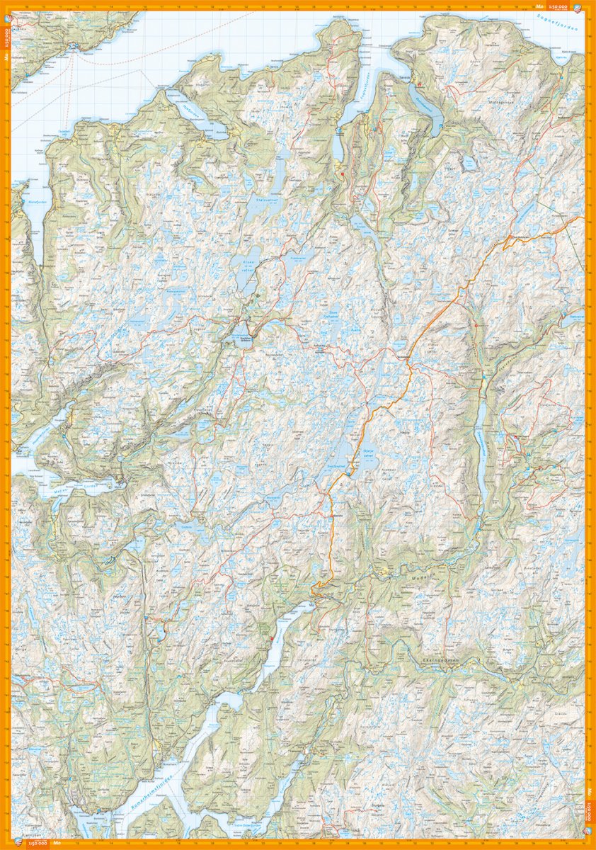Stølsheimen 1:50.000 Wanderkarte Calazo