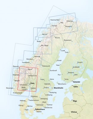Norwegen Ost 1:350.000 - Calazo Straßenkarte