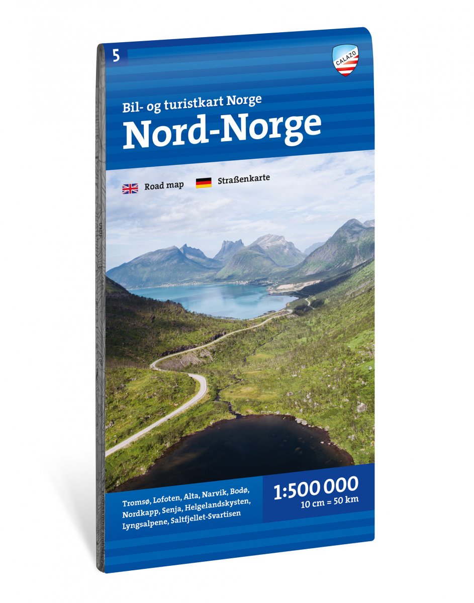 Norwegen Nord 1:500.000 - Calazo Straßenkarte
