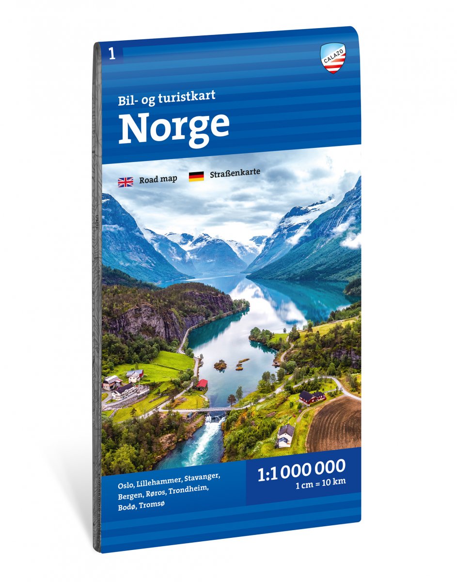 Norwegen 1:1.000.000 - Calazo Straßenkarte