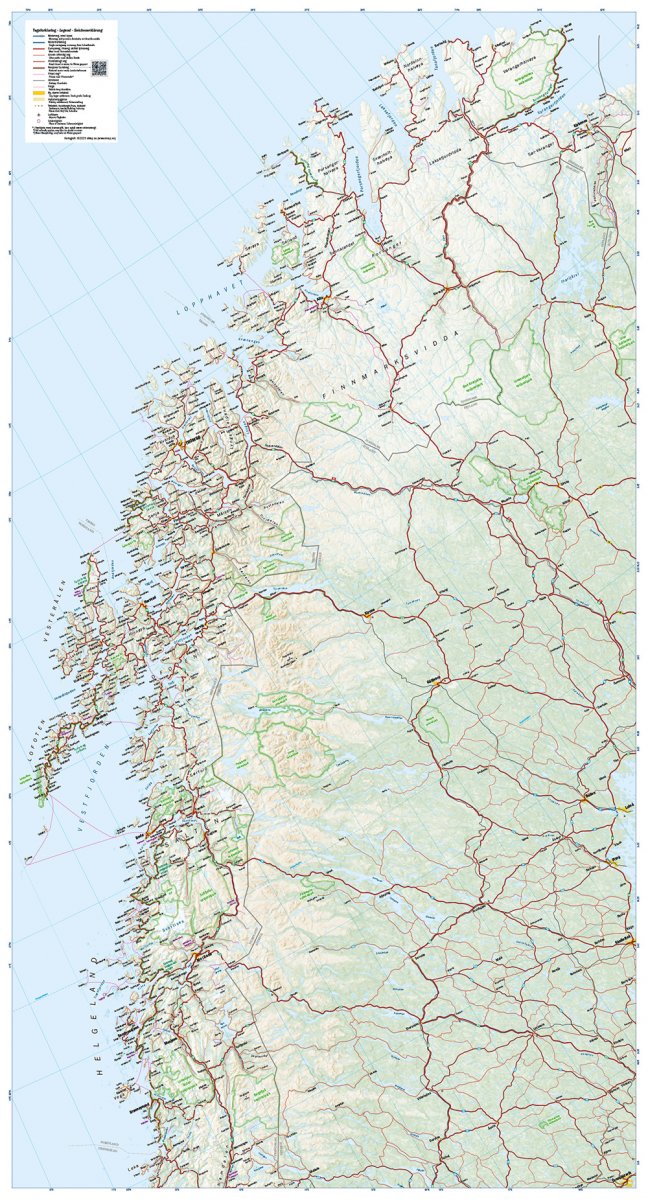 Norwegen 1:1.000.000 - Calazo Straßenkarte