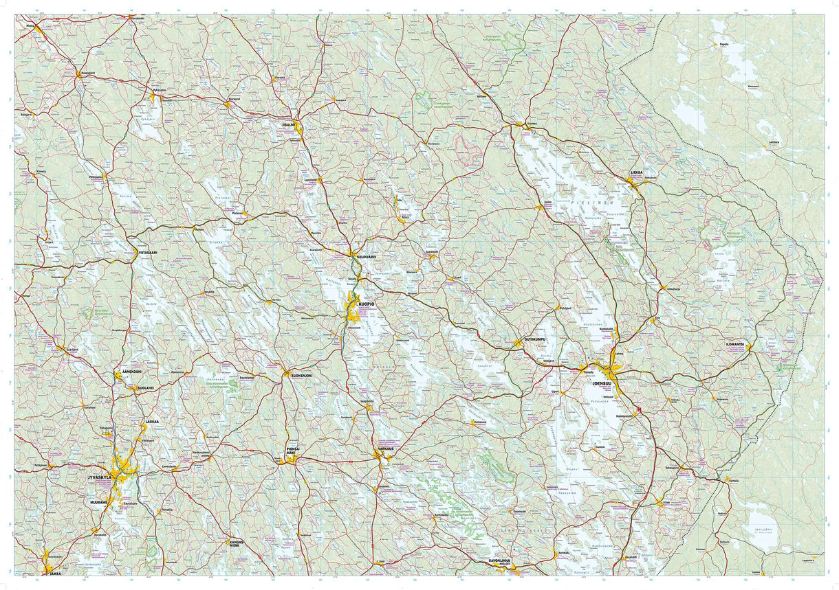 Finnland (Süd-)Ost 1:350.000 - Calazo Straßenkarte