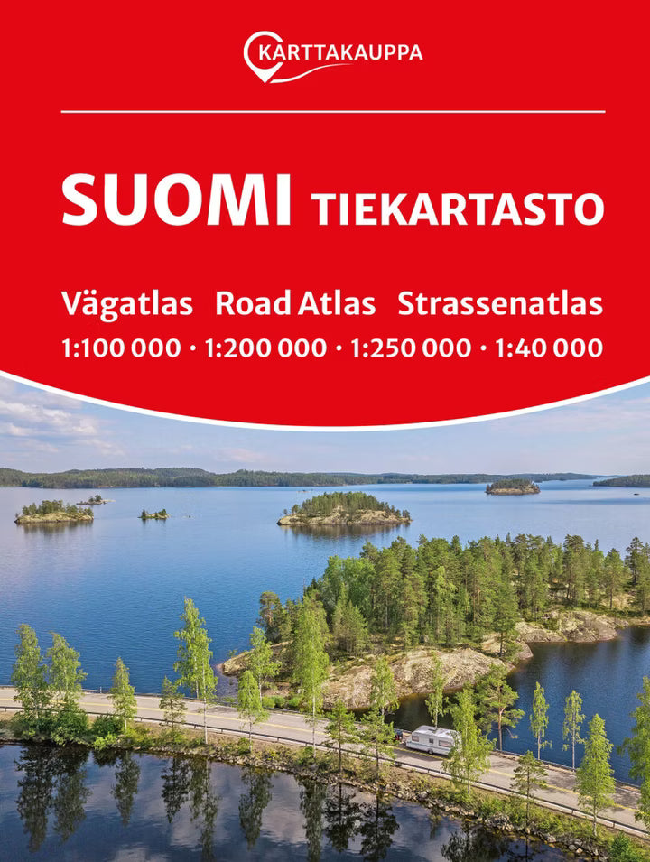 Finnland Straßenatlas 1:200.000/1:250.000 - Karttakauppa