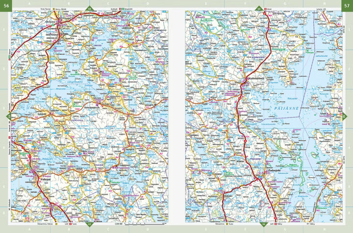 Finnland Straßenatlas 1:200.000/1:250.000 - Karttakauppa