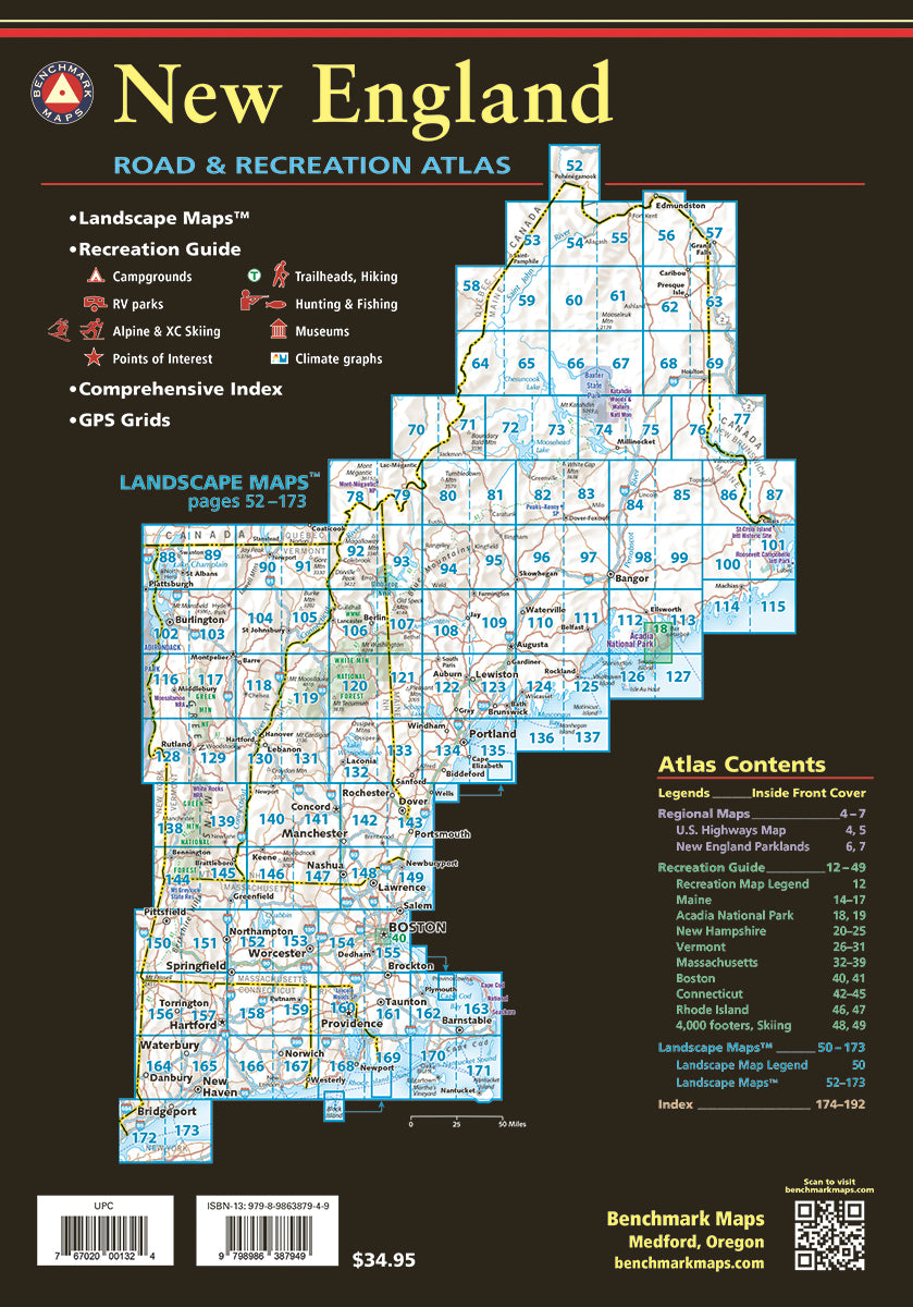 New England Road & Recreation Atlas