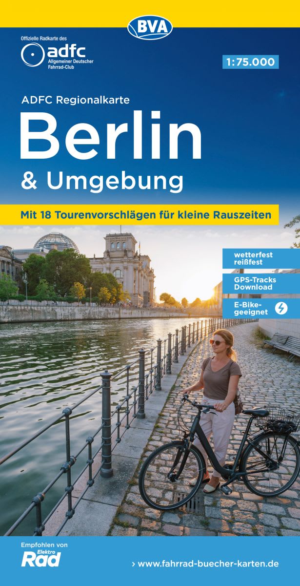 Berlin und Umgebung - ADFC Regionalkarte