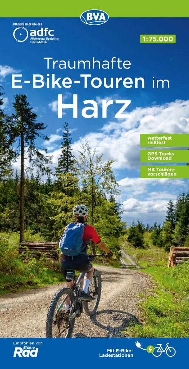 Harz - ADFC Regionalkarte