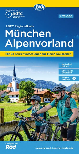 München/Alpenvorland - ADFC Regionalkarte