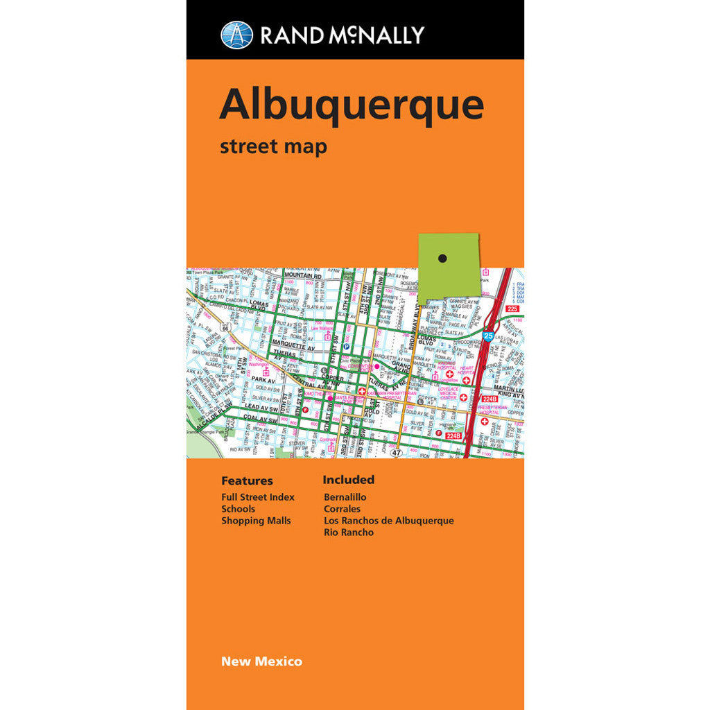 Albuquerque - Stadtplan Rand McNally