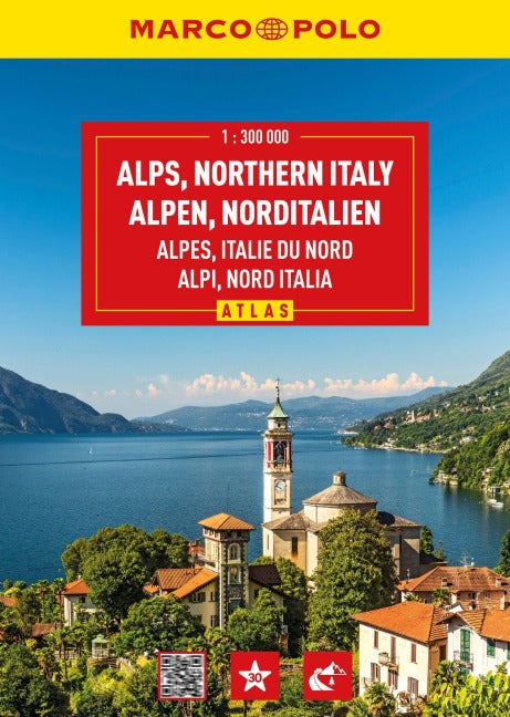 Alpen, Norditalien 1:300.000 (Spiralbindung) - MARCO POLO