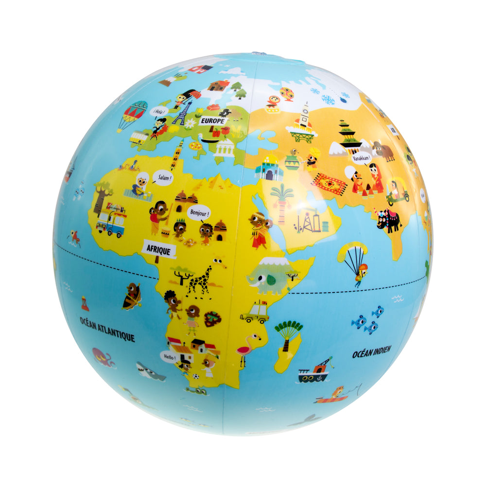 Aufblasbarer Globus Auf Reisen (⌀ 30 cm)