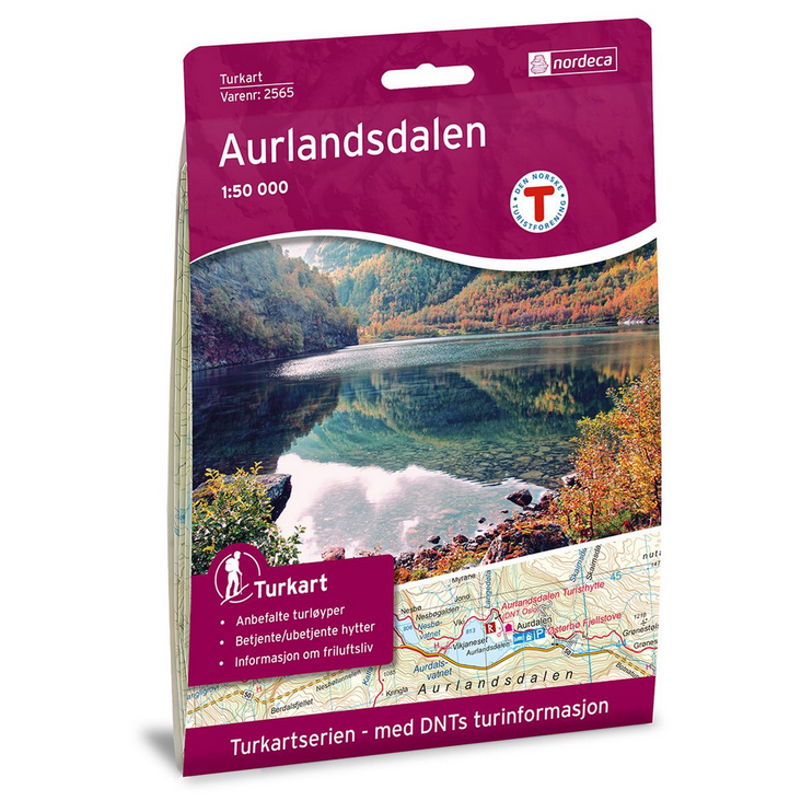 Aurlandsdalen 1:50.000 - Turkart