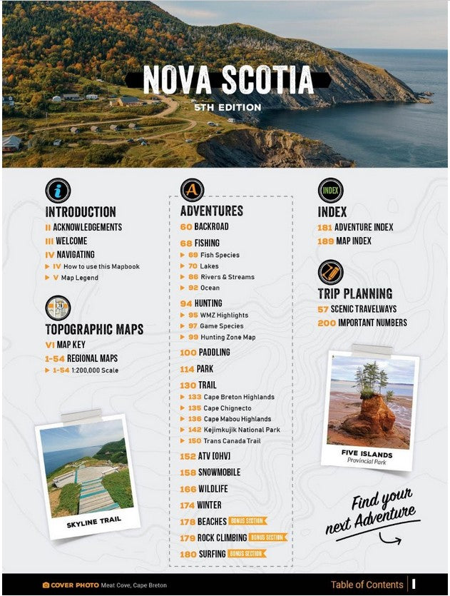 Nova Scotia Backroad Mapbook