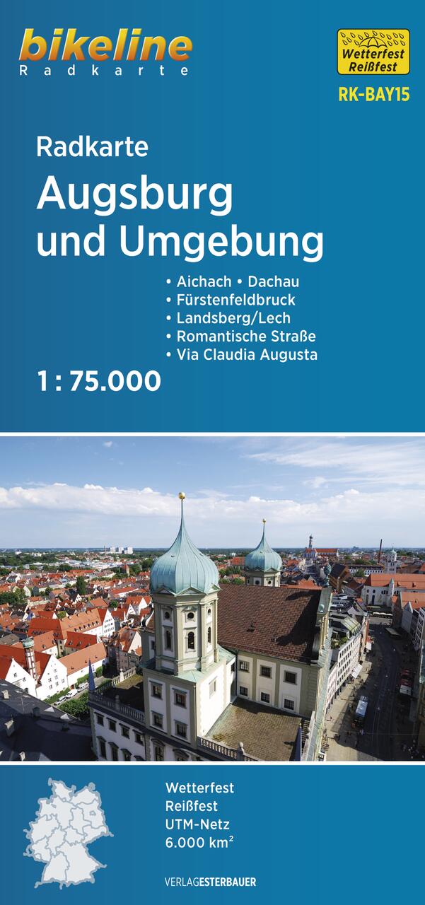 Augsburg und Umgebung - 1:75.000