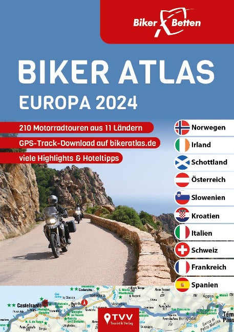 Biker Atlas EUROPA 2024 - Motorrad