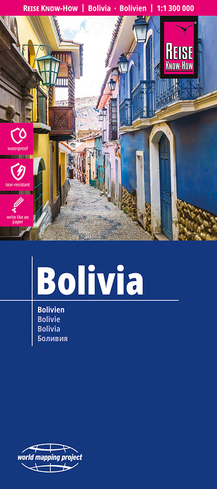 Bolivien (1:1.300.000) - Reise know-how