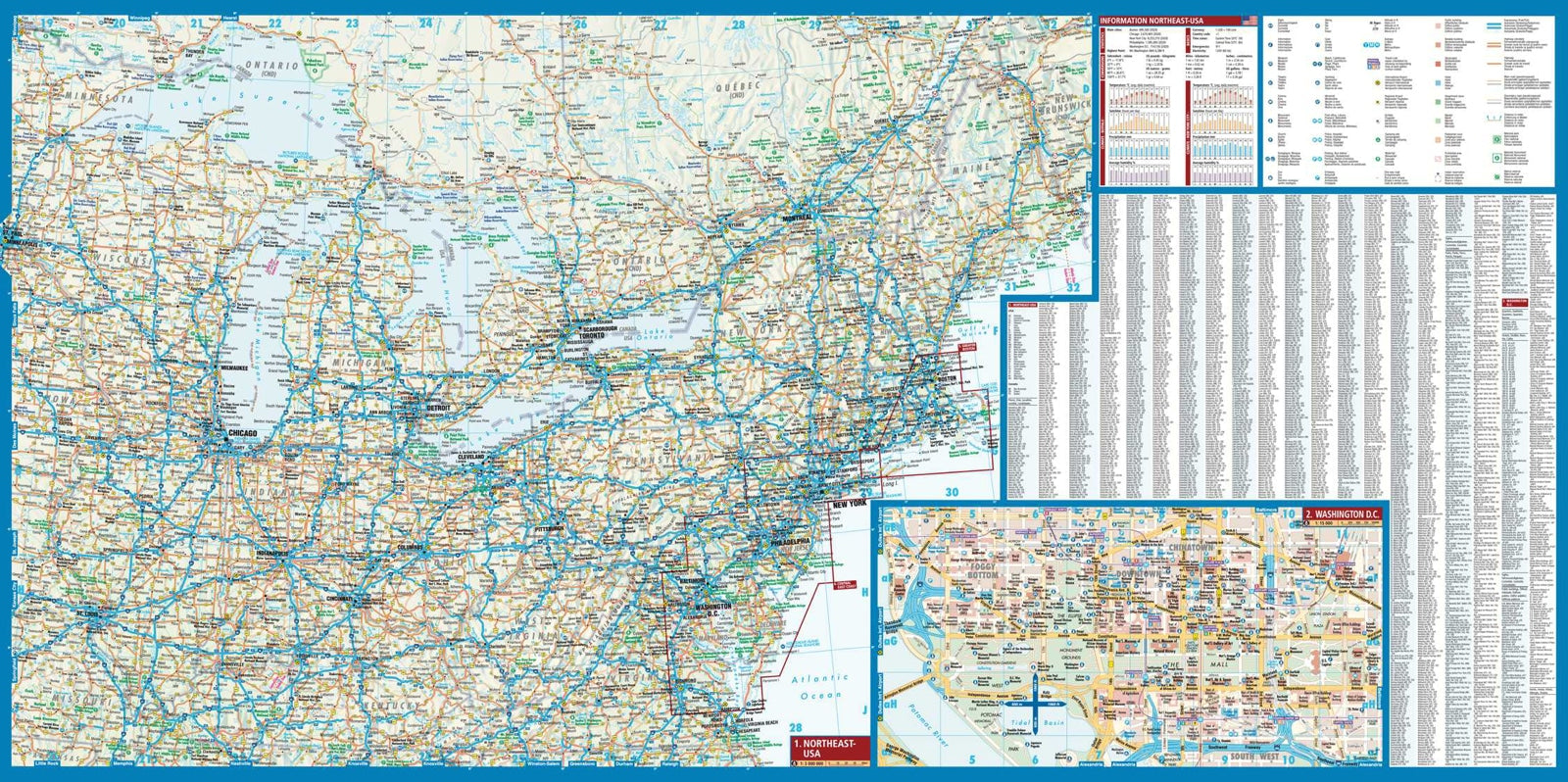 USA Northeast - 1:3 Mio