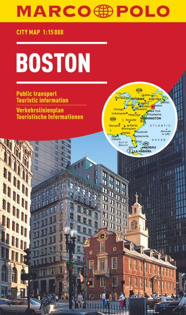 Boston 1:15.000 - Marco Polo Stadtplan