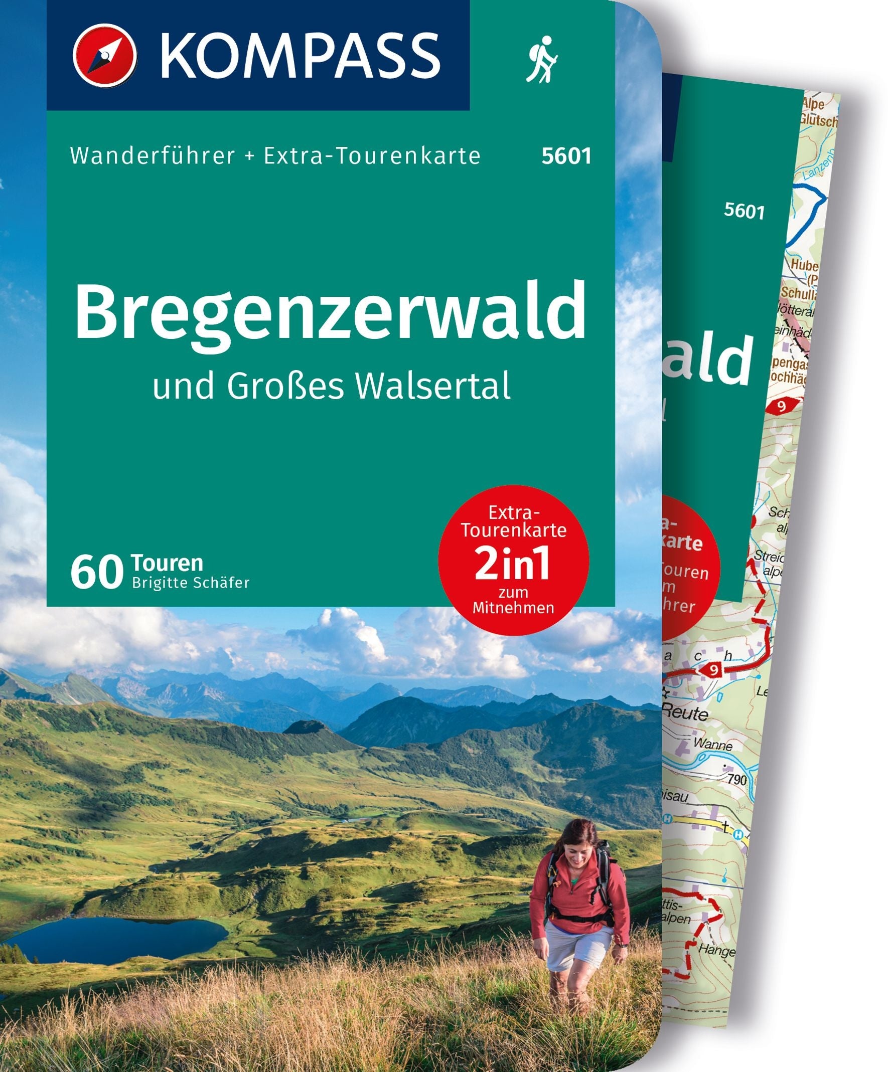 Bregenzerwald und Großes Walsertal - Kompass Wanderführer