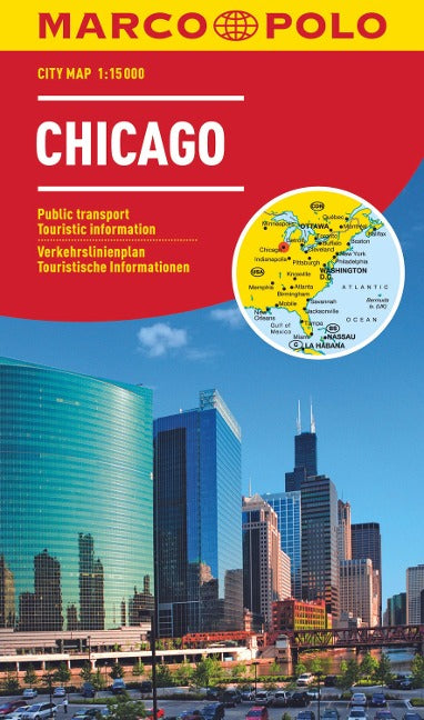 Chicago 1:15.000 - Marco Polo Stadtplan