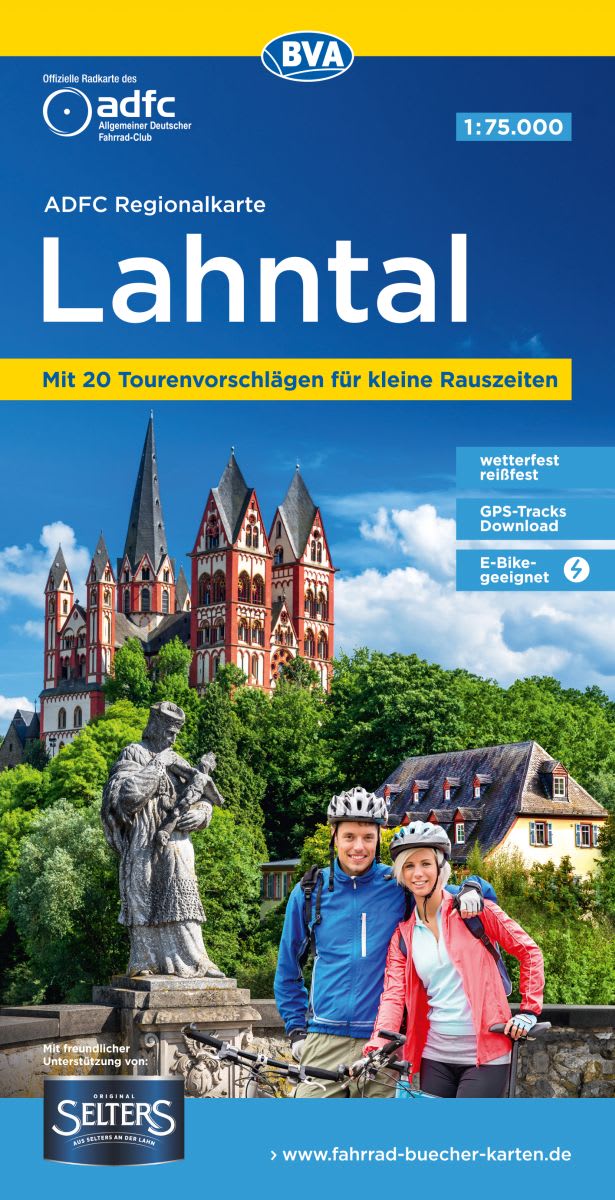 Lahntal - 1:75.000 ADFC Regionalkarte