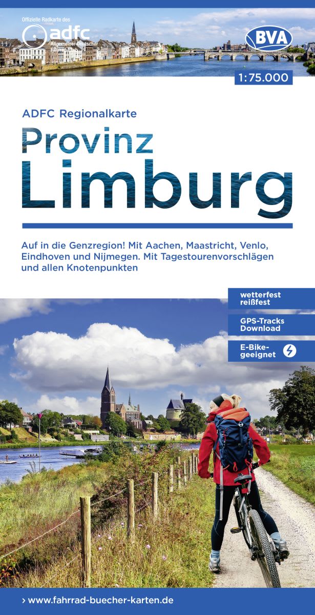 Limburg - 1:75.000 ADFC Regionalkarte