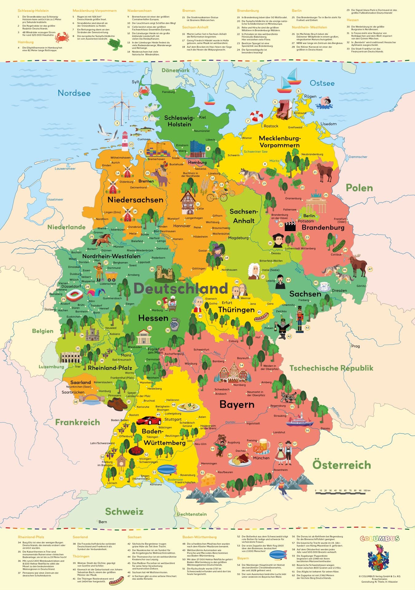 D023 Kinder-Deutschlandkarte