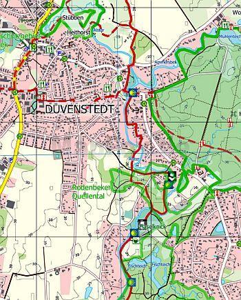 Duvenstedter Brook - Oberalster 1:25.000