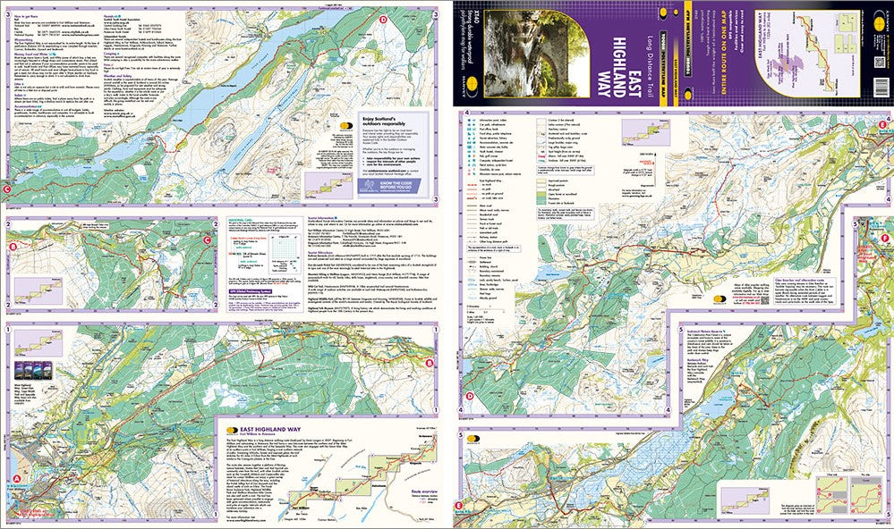 East Highland Way 1:40.000