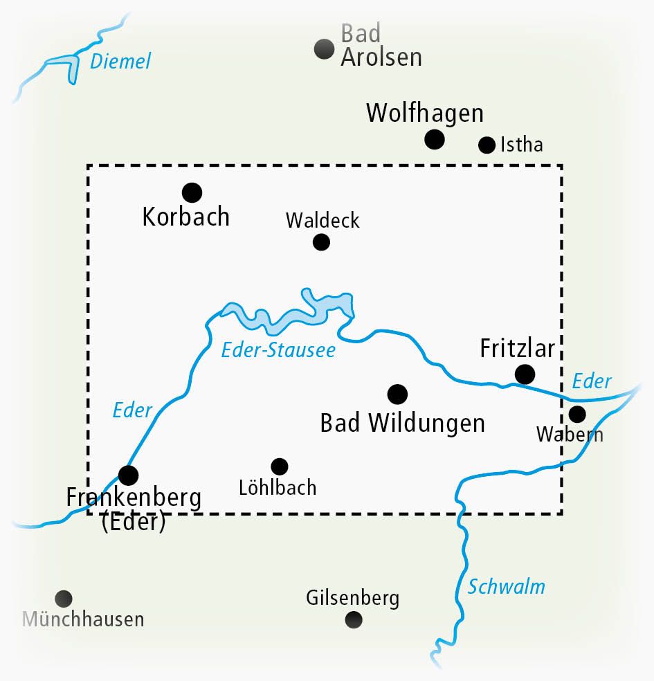 Edersee-Nationalpark Kellerwald-Edersee 1:50000 - Freytag & Berndt