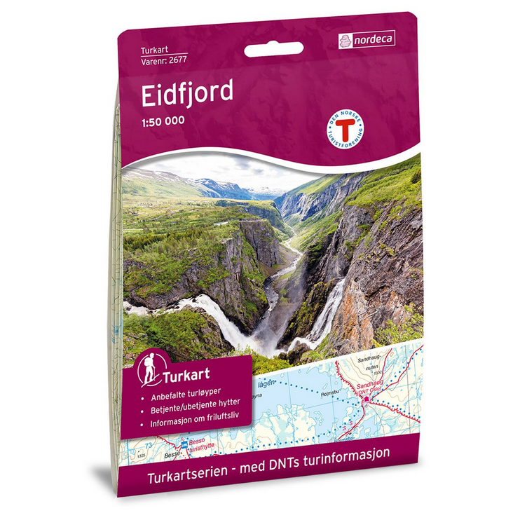 Eidfjord 1:50.000 - Turkart