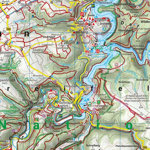 Nationalpark Eifel 1:50.000 - Freytag & Berndt