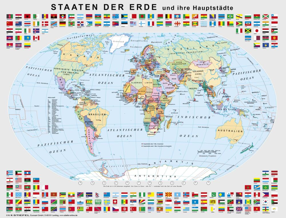 Staaten der Erde Lernpuzzle - Stiefel Verlag