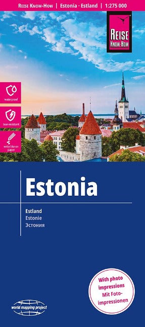 Estland 1:275.000 - Reise Know How