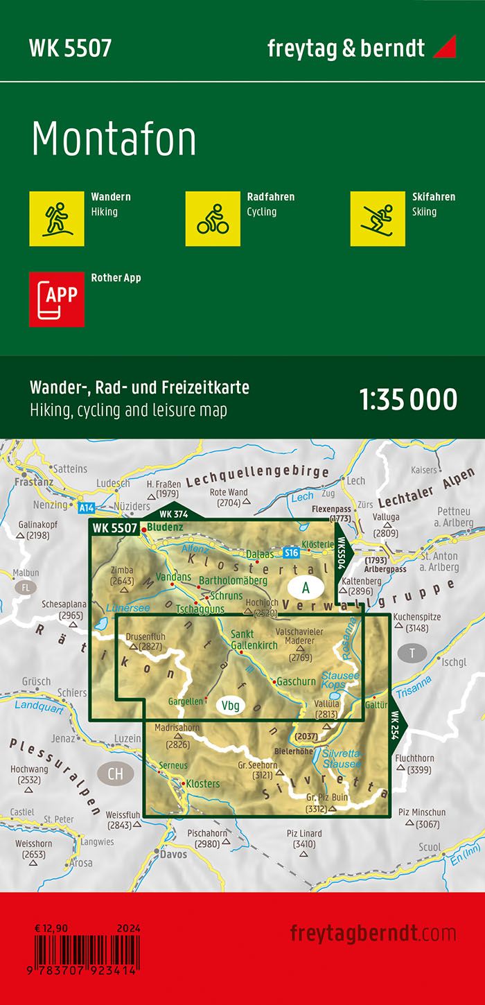 WK 5507 Montafon - 1:35.000